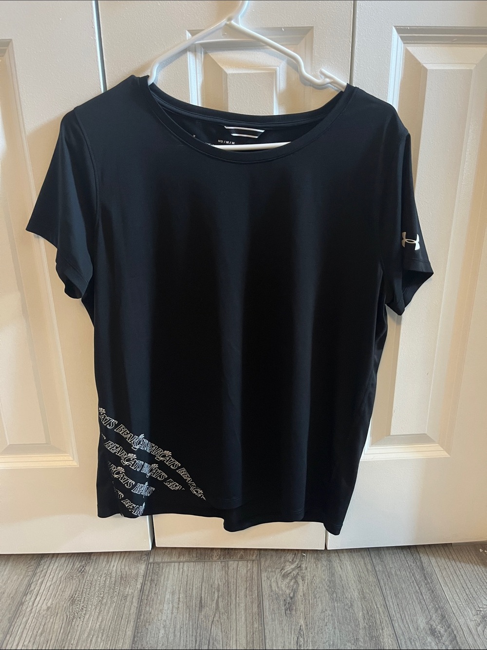 University of Cincinnati UA Black Short Sleeve Women's Performance Tee